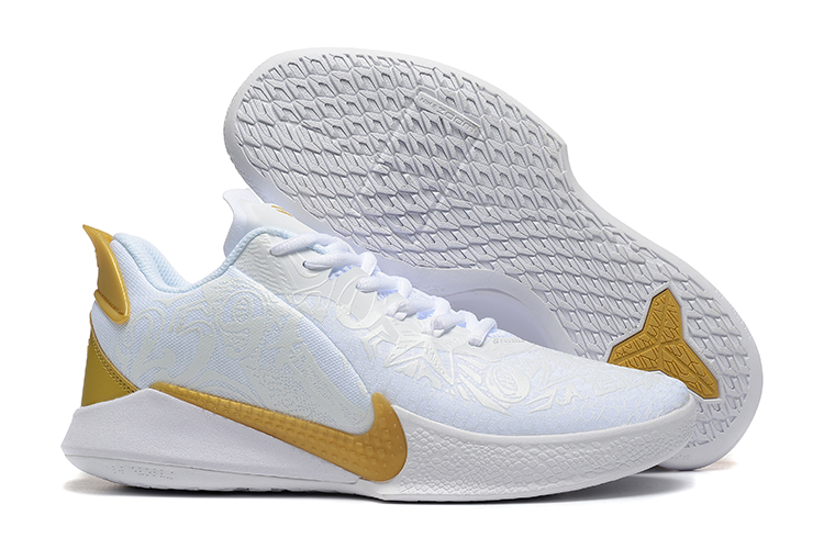 Nike Mamba Fury White Gold